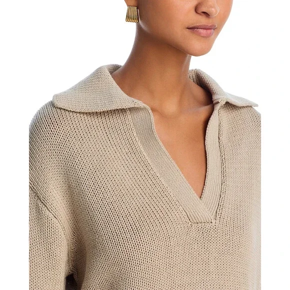 Aqua LS POLO KNIT SWEATER xxs - Picture 4 of 4